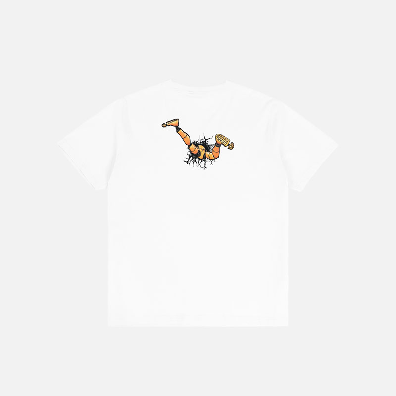 Dime MTL(ダイム)/ CRASHED T-SHIRT -WHITE-