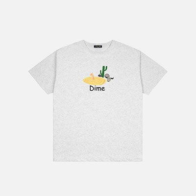 Dime MTL(ダイム)/ QUICKSAND T-SHIRT -ASH-