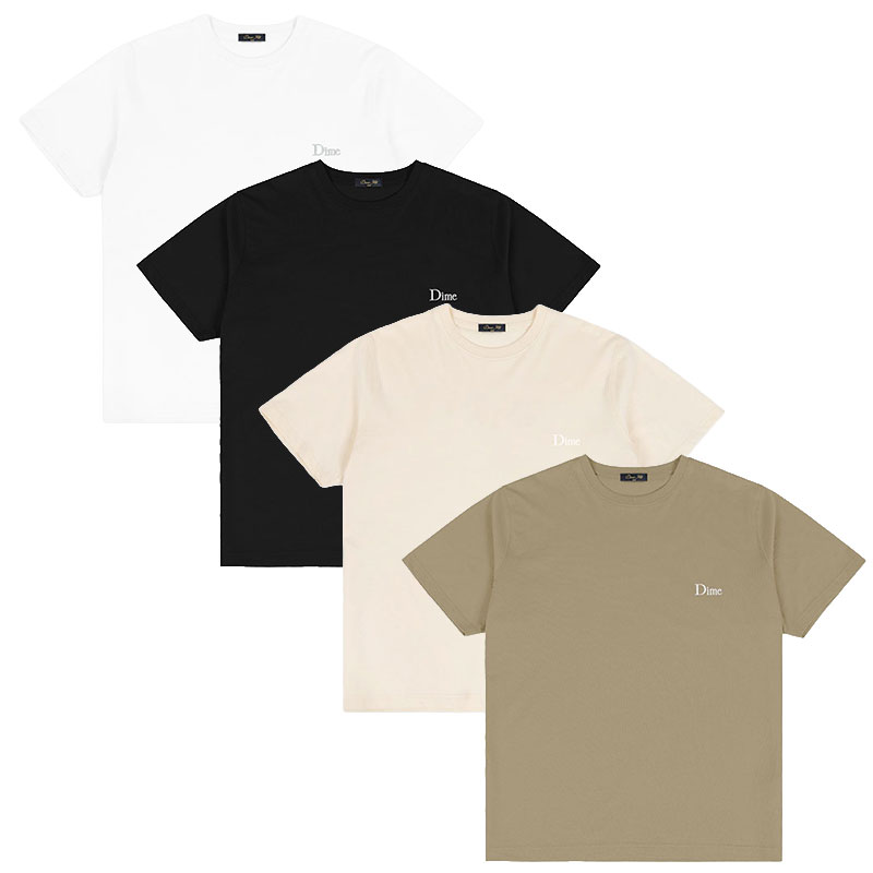 Dime MTL(ダイム)/ CLASSIC SMALL LOGO T-SHIRT -4.COLOR-