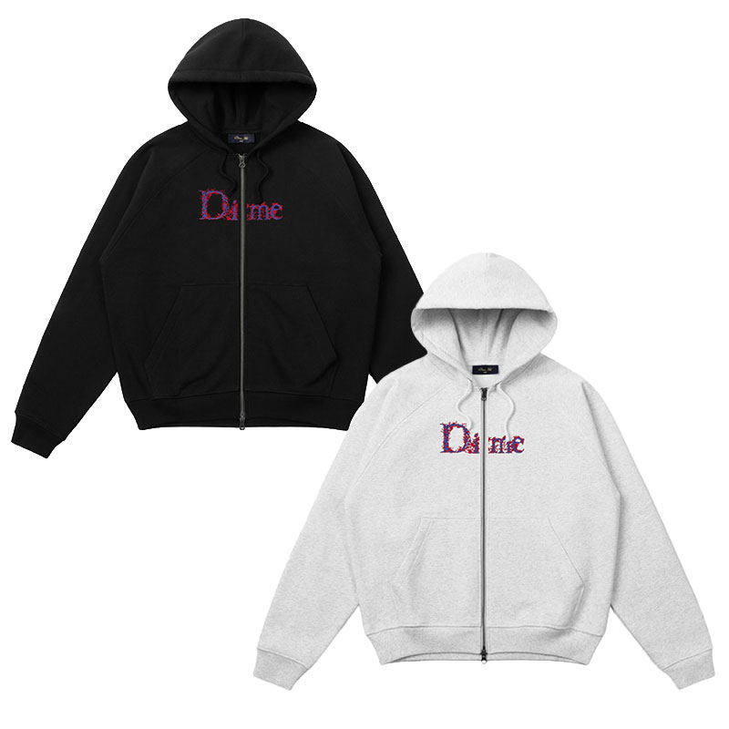 Dime MTL(ダイム)/ CLASSIC VEINS ZIP HOODIE -2.COLOR-
