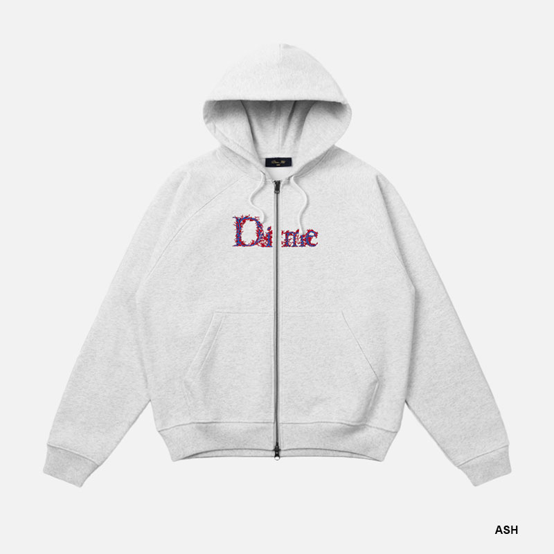 Dime MTL(ダイム)/ CLASSIC VEINS ZIP HOODIE -2.COLOR-