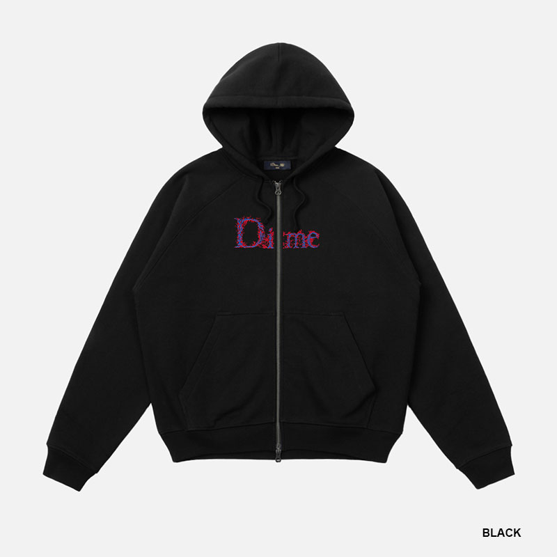 Dime MTL(ダイム)/ CLASSIC VEINS ZIP HOODIE -2.COLOR-