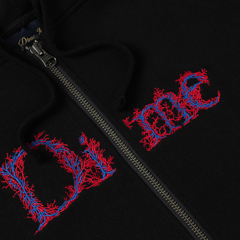 Dime MTL(ダイム)/ CLASSIC VEINS ZIP HOODIE -2.COLOR-