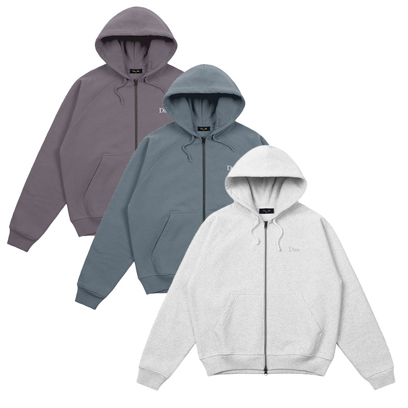 Dime MTL(ダイム)/ CLASSIC SMALL LOGO ZIP HOODIE -3.COLOR-