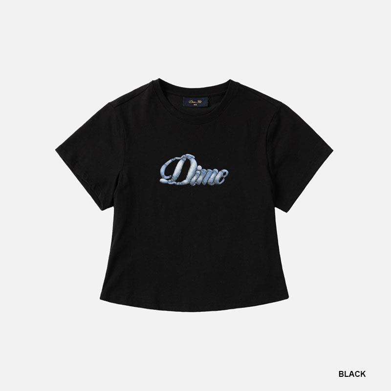 Dime MTL(ダイム)/ CURSIVE DENIM TEE -2.COLOR-