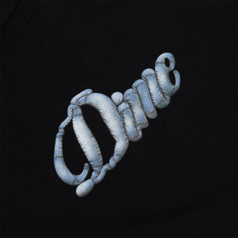 Dime MTL(ダイム)/ CURSIVE DENIM TEE -2.COLOR-