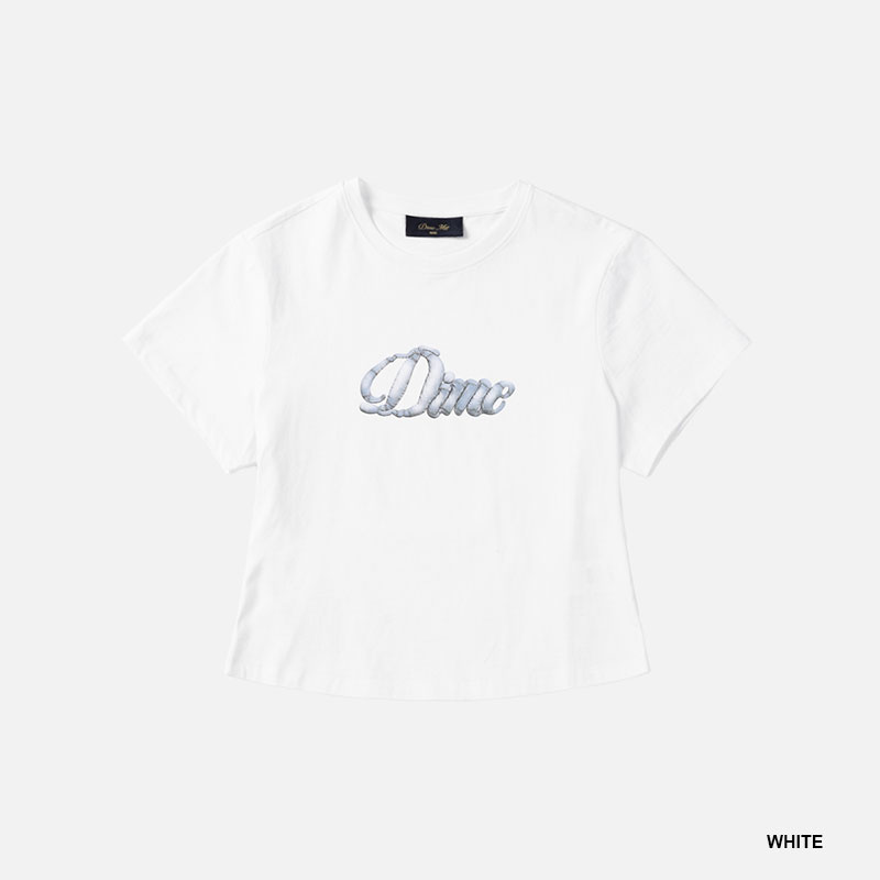 Dime MTL(ダイム)/ CURSIVE DENIM TEE -2.COLOR-