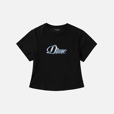Dime MTL(ダイム)/ CURSIVE DENIM TEE -2.COLOR-