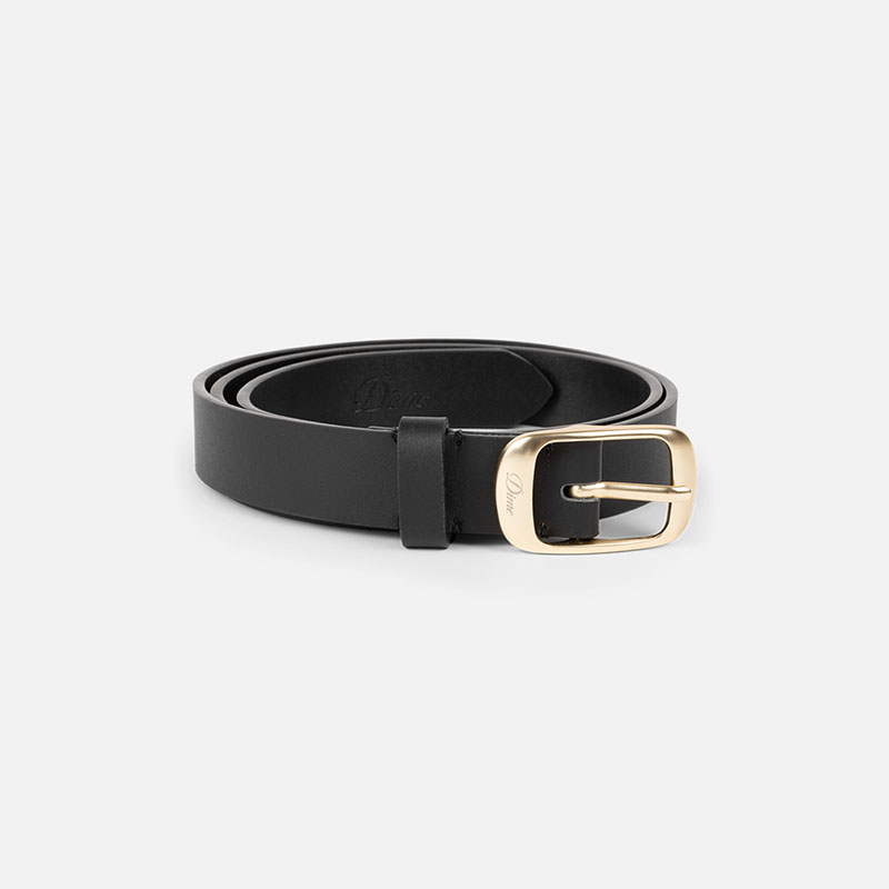 Dime MTL(ダイム)/ DRESS LEATHER BELT -BLACK-