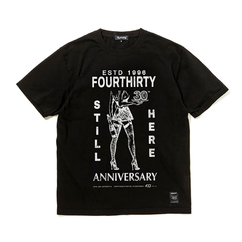 430(フォーサーティー)/ TCL STILL HERE S/S TEE -2.COLOR-(BLACK)