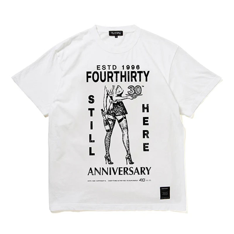 430(フォーサーティー)/ TCL STILL HERE S/S TEE -2.COLOR-(WHITE)