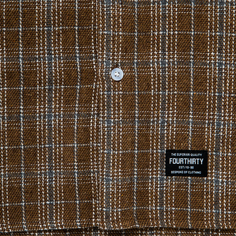 430(フォーサーティー)/ L/S TTN CHECK SHIRT -2.COLOR-