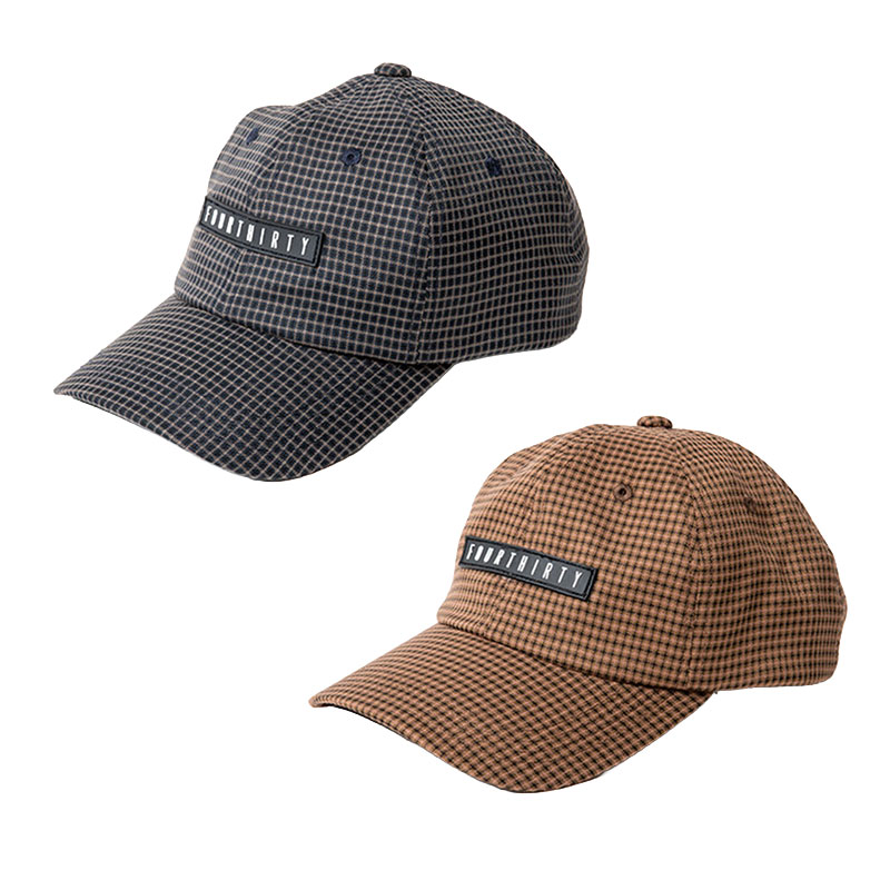 430(フォーサーティー)/ PIN CHECK CAP -2.COLOR-