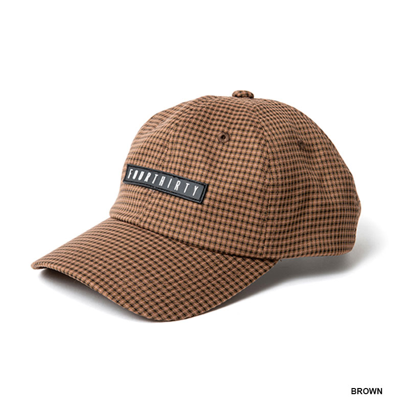 430(フォーサーティー)/ PIN CHECK CAP -2.COLOR-
