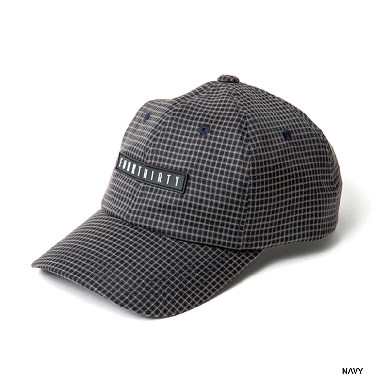 430(フォーサーティー)/ PIN CHECK CAP -2.COLOR-