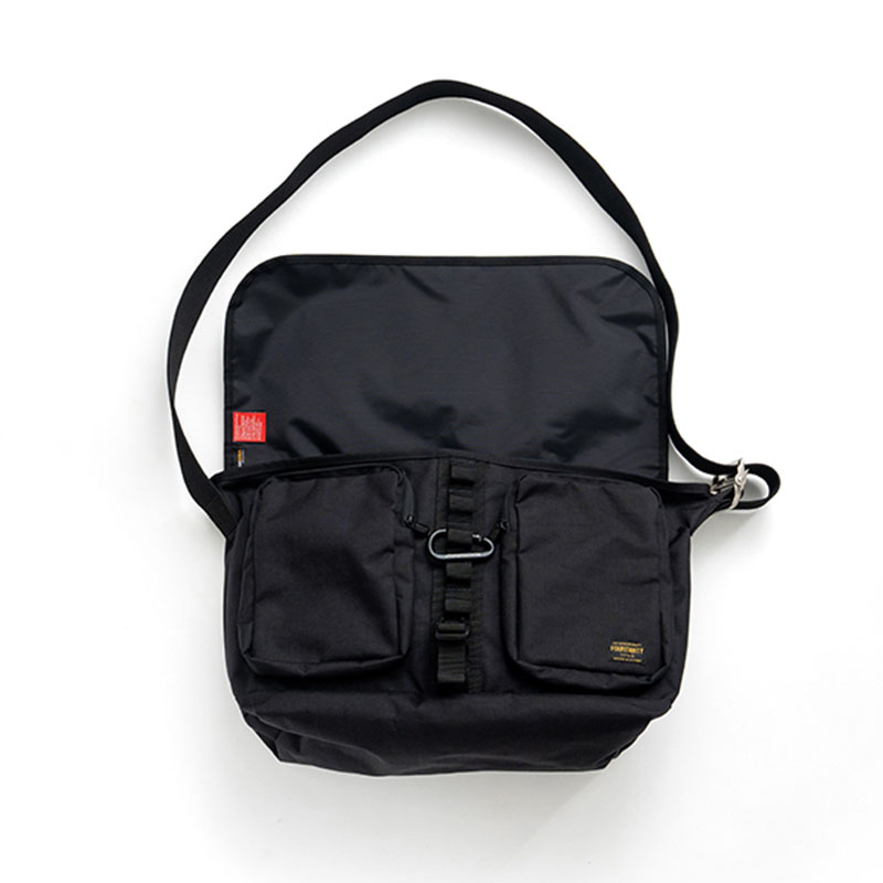 430(フォーサーティー)/ MF MESSENGER BAG L -BLACK-