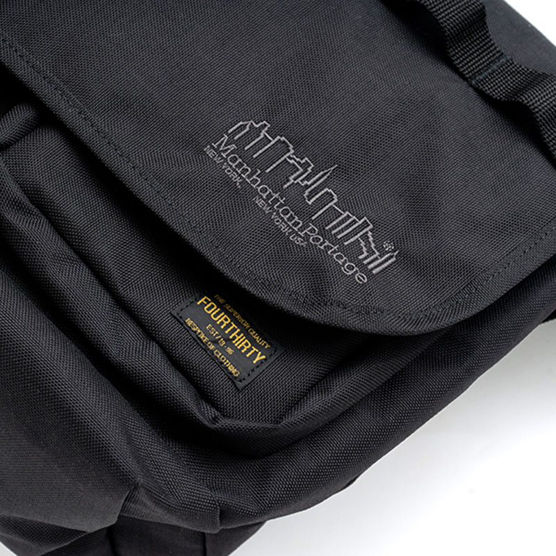 430(フォーサーティー)/ MF MESSENGER BAG L -BLACK-