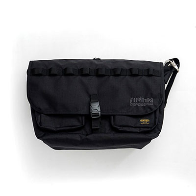 430(フォーサーティー)/ MF MESSENGER BAG L -BLACK-