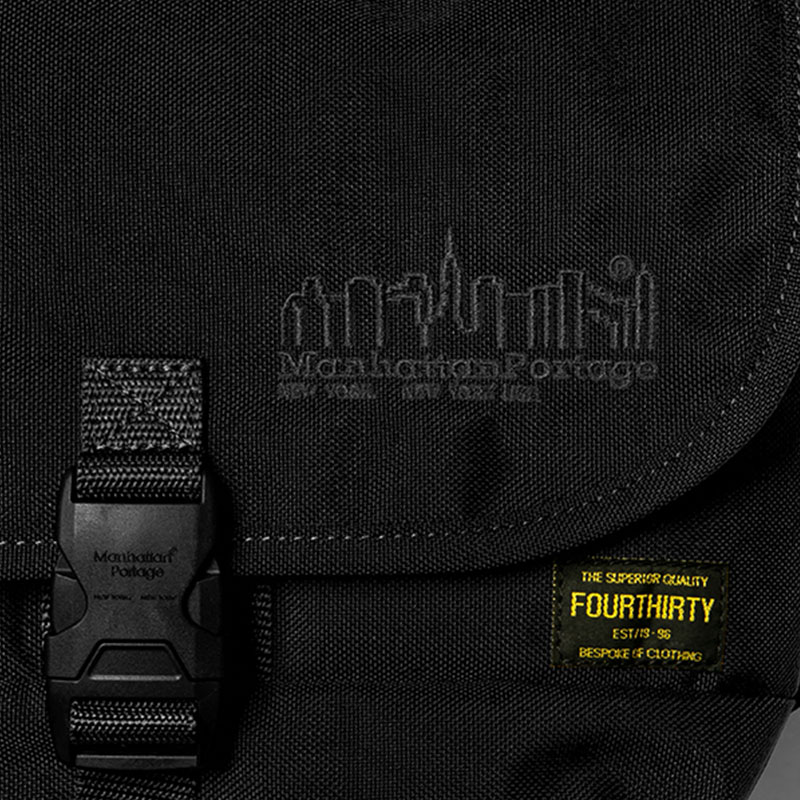 430(フォーサーティー)/ MF MESSENGER BAG S -BLACK-