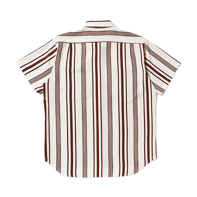 430(フォーサーティー)/ S/S DRP STRIPE SHIRT -2.COLOR-