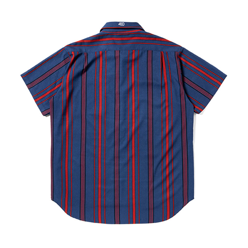 430(フォーサーティー)/ S/S DRP STRIPE SHIRT -2.COLOR-