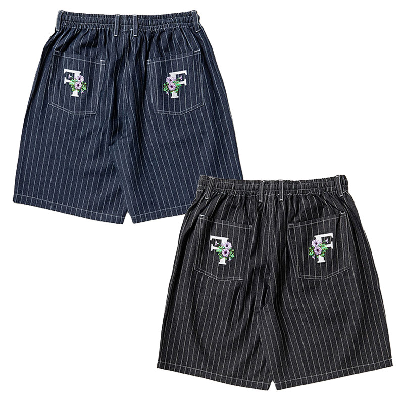 430(フォーサーティー)/ ES STRIPE DENIM SHORTS -2.COLOR-