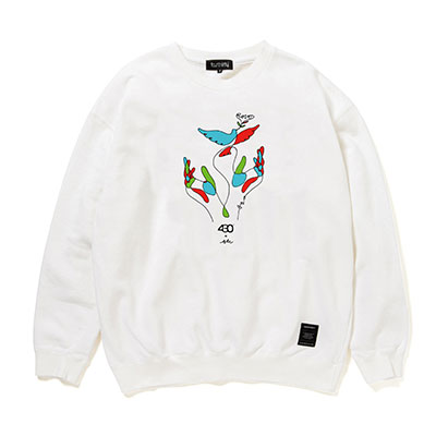 430(フォーサーティー)/ AF “LINES TAKE FLIGHT” C/N SWEAT -2.COLOR-
