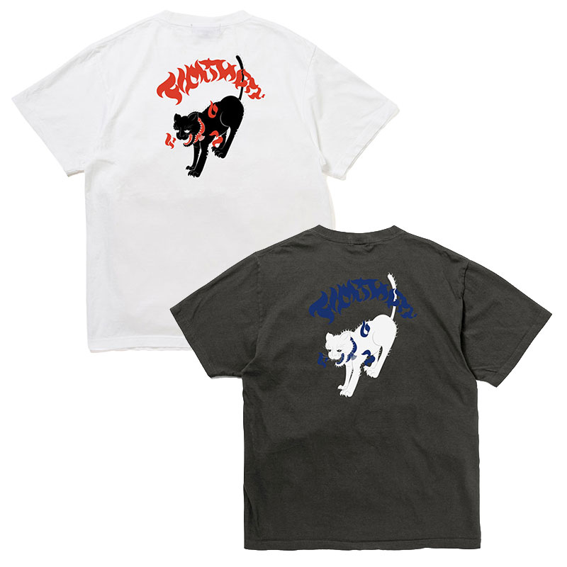 430(フォーサーティー)/ TF "BEBAKENEKO" S/S TEE -2.COLOR-
