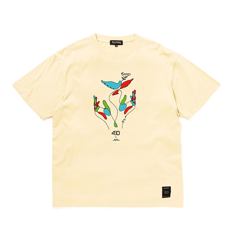 430(フォーサーティー)/ AF “LINES TAKE FLIGHT” S/S TEE -3.COLOR-(BEIGE)