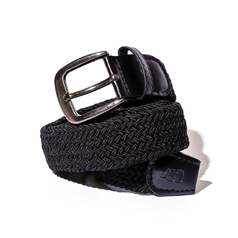 430(フォーサーティー)/ FLEX MESH BELT -BLACK-