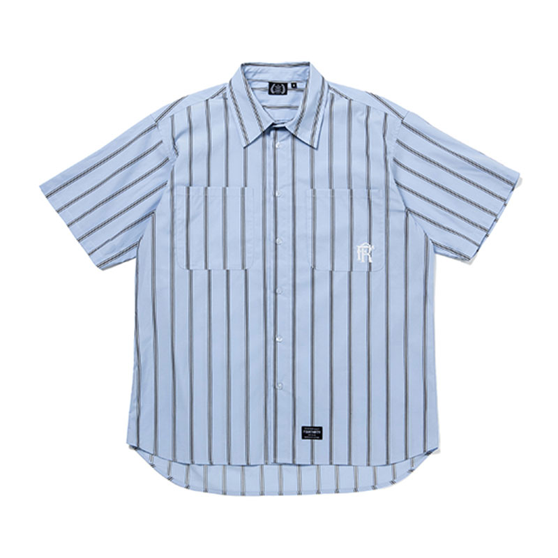 430(フォーサーティー)/ S/S MULTIPAT SHIRT -SAX-