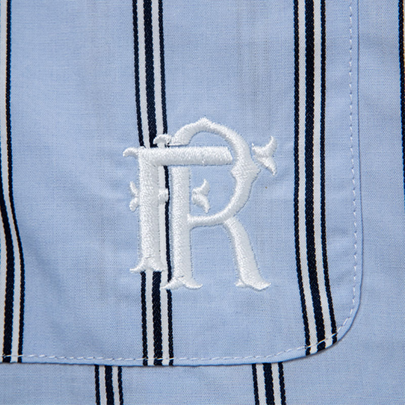 430(フォーサーティー)/ S/S MULTIPAT SHIRT -SAX-