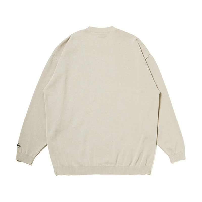 430(フォーサーティー)/ L/S RLX KNIT C&S -2.COLOR-