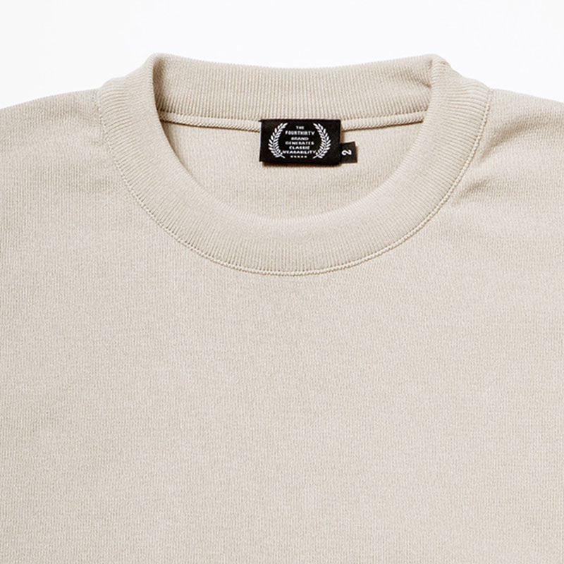 430(フォーサーティー)/ L/S RLX KNIT C&S -2.COLOR-