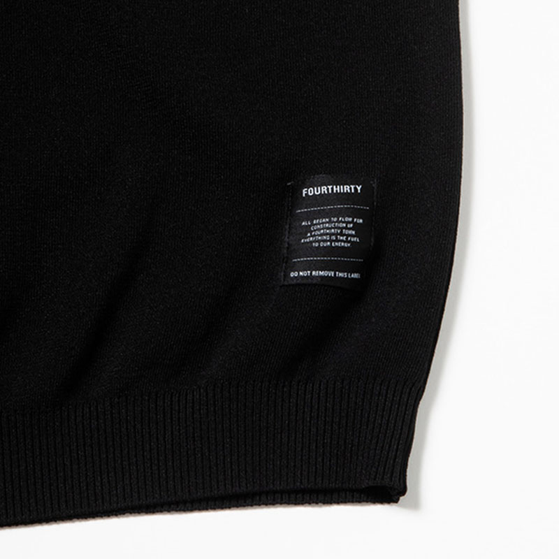 430(フォーサーティー)/ L/S RLX KNIT C&S -2.COLOR-