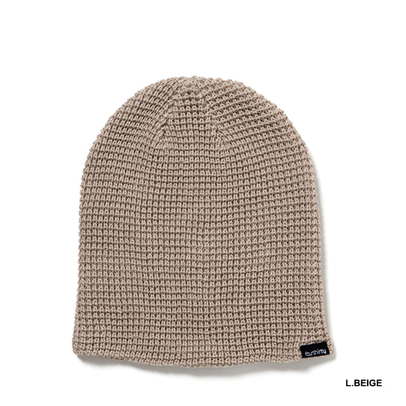 430(フォーサーティー)/ WAFFLE BEANIE -4.COLOR-