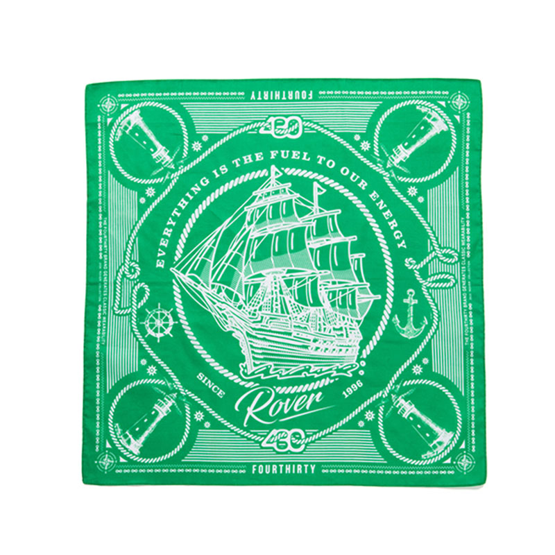 430(フォーサーティー)/ CRUISE BANDANA -GREEN-