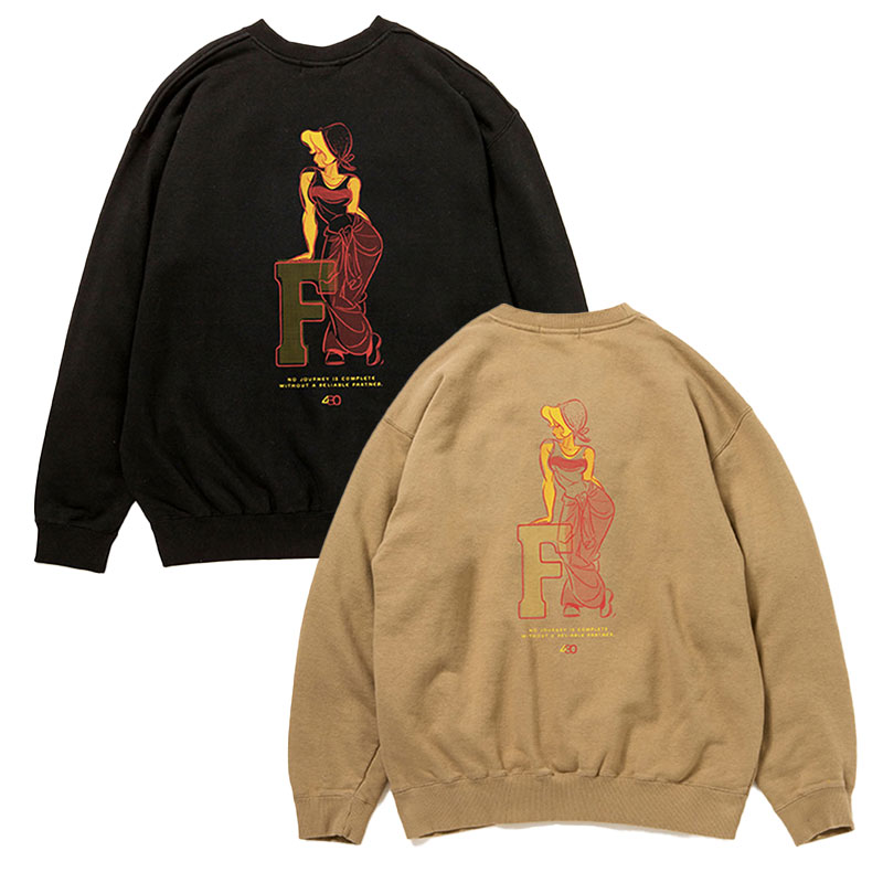 430(フォーサーティー)/ NF “MECHANIC GIRL” C/N SWEAT -2.COLOR-