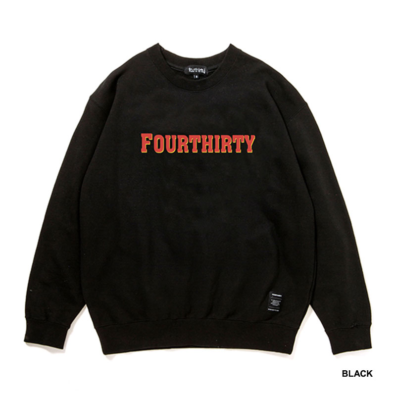 430(フォーサーティー)/ NF “MECHANIC GIRL” C/N SWEAT -2.COLOR-
