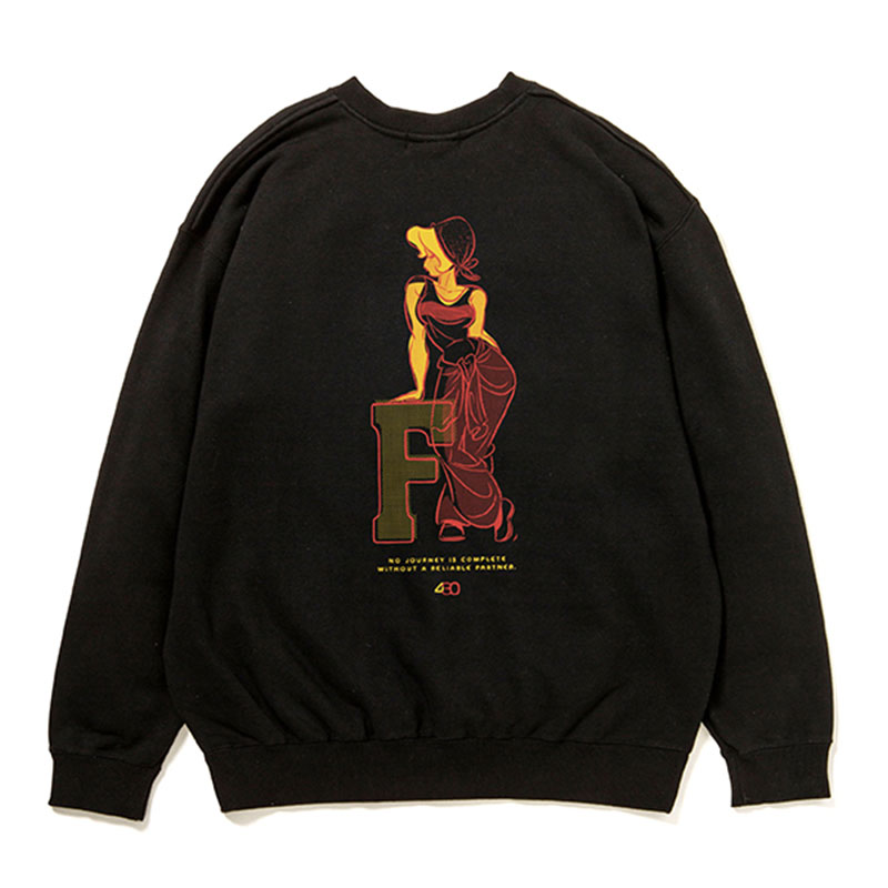 430(フォーサーティー)/ NF “MECHANIC GIRL” C/N SWEAT -2.COLOR-