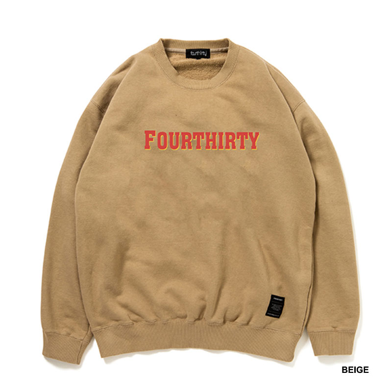 430(フォーサーティー)/ NF “MECHANIC GIRL” C/N SWEAT -2.COLOR-