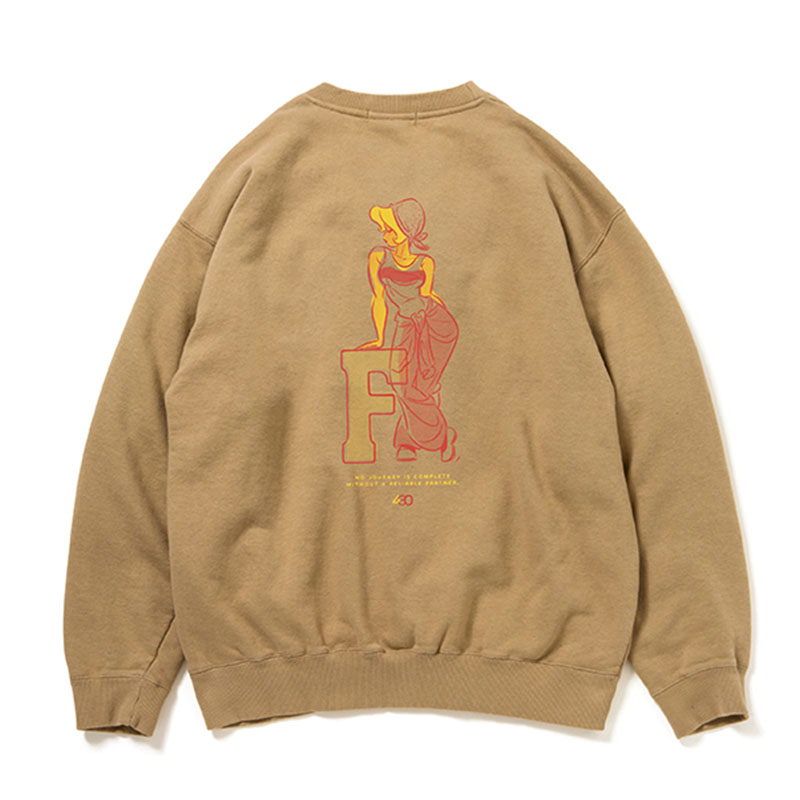 430(フォーサーティー)/ NF “MECHANIC GIRL” C/N SWEAT -2.COLOR-