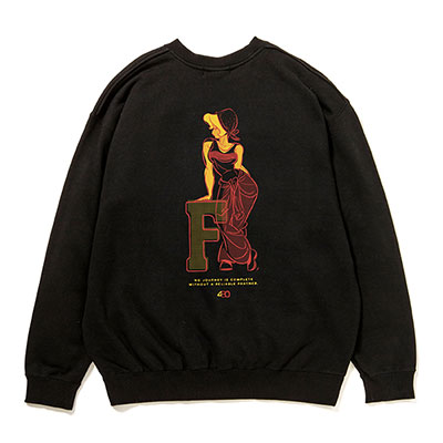 430(フォーサーティー)/ NF “MECHANIC GIRL” C/N SWEAT -2.COLOR-