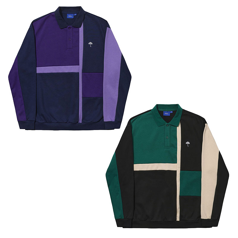 HELAS(ヘラス)/ BANKS SWEAT POLO -2.COLOR-