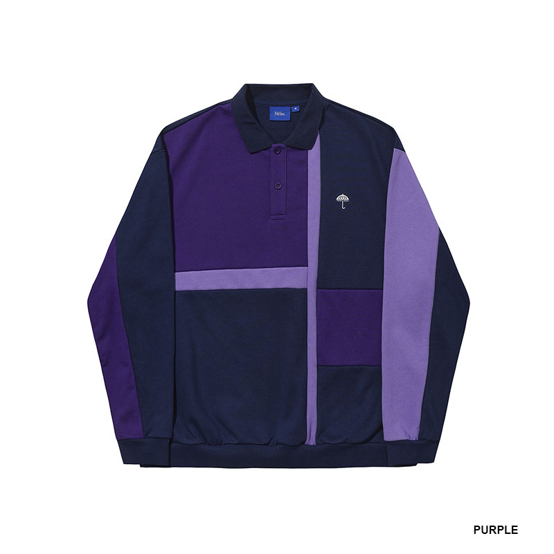 HELAS(ヘラス)/ BANKS SWEAT POLO -2.COLOR-