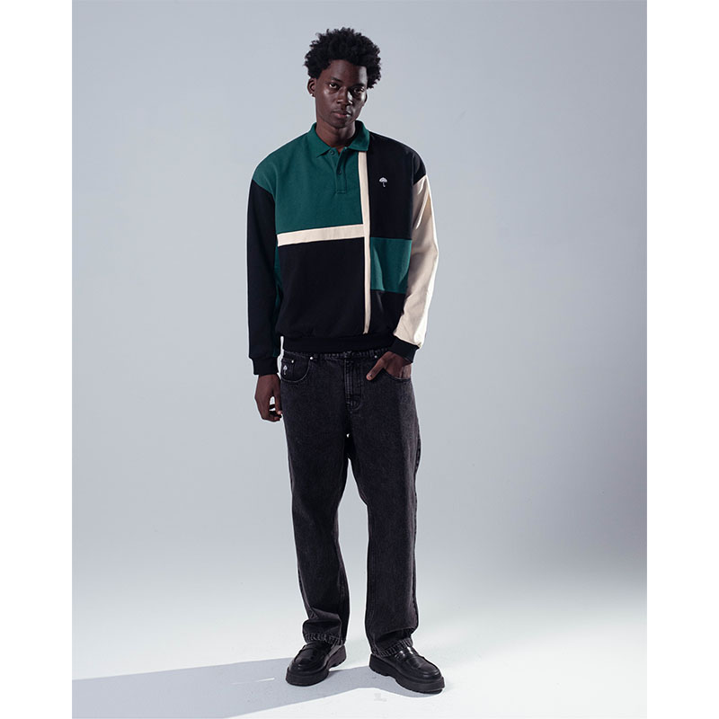 HELAS(ヘラス)/ BANKS SWEAT POLO -2.COLOR-