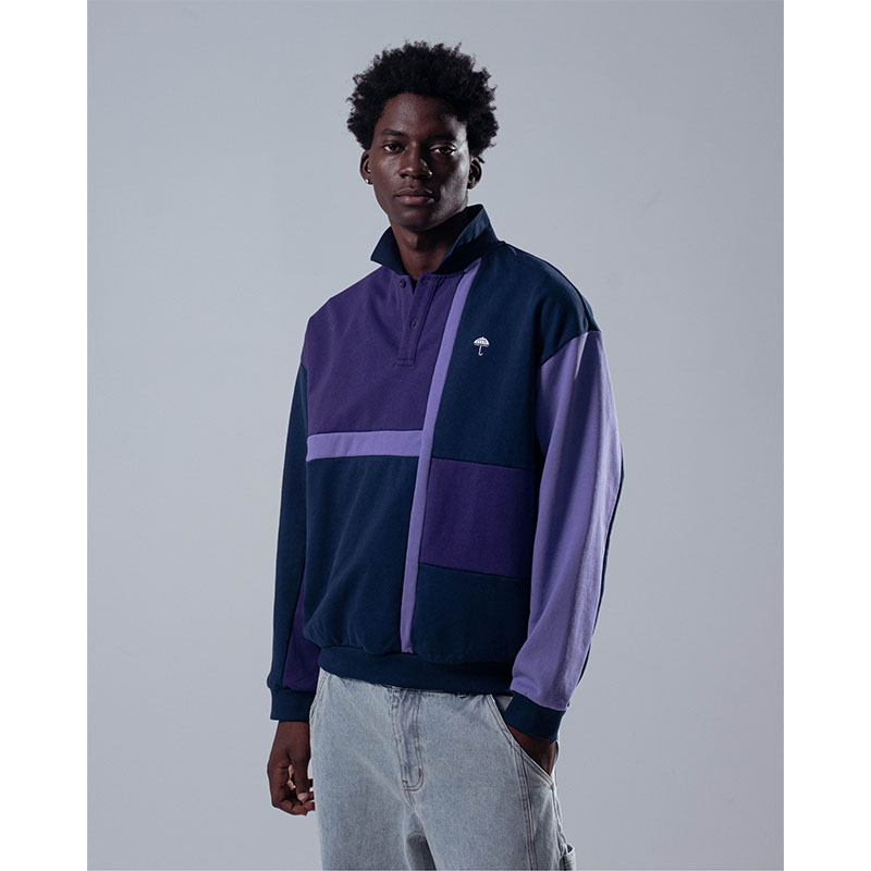 HELAS(ヘラス)/ BANKS SWEAT POLO -2.COLOR-
