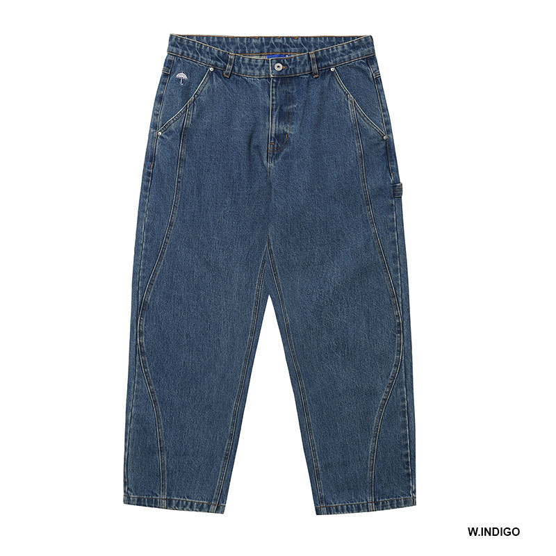 HELAS(ヘラス)/ ZIGZAGGER JEANS PANTS -2.COLOR-