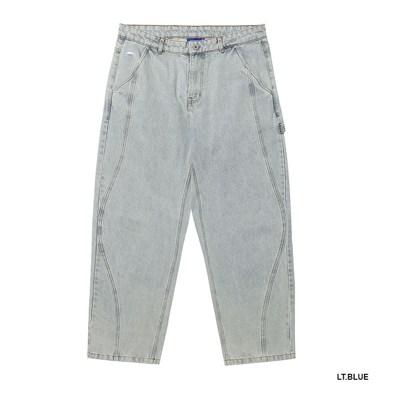 HELAS(ヘラス)/ ZIGZAGGER JEANS PANTS -2.COLOR-