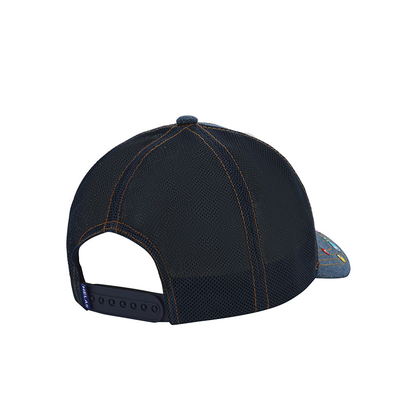 HELAS(ヘラス)/ POOLDOG DENIM CAP -W.INDIGO-